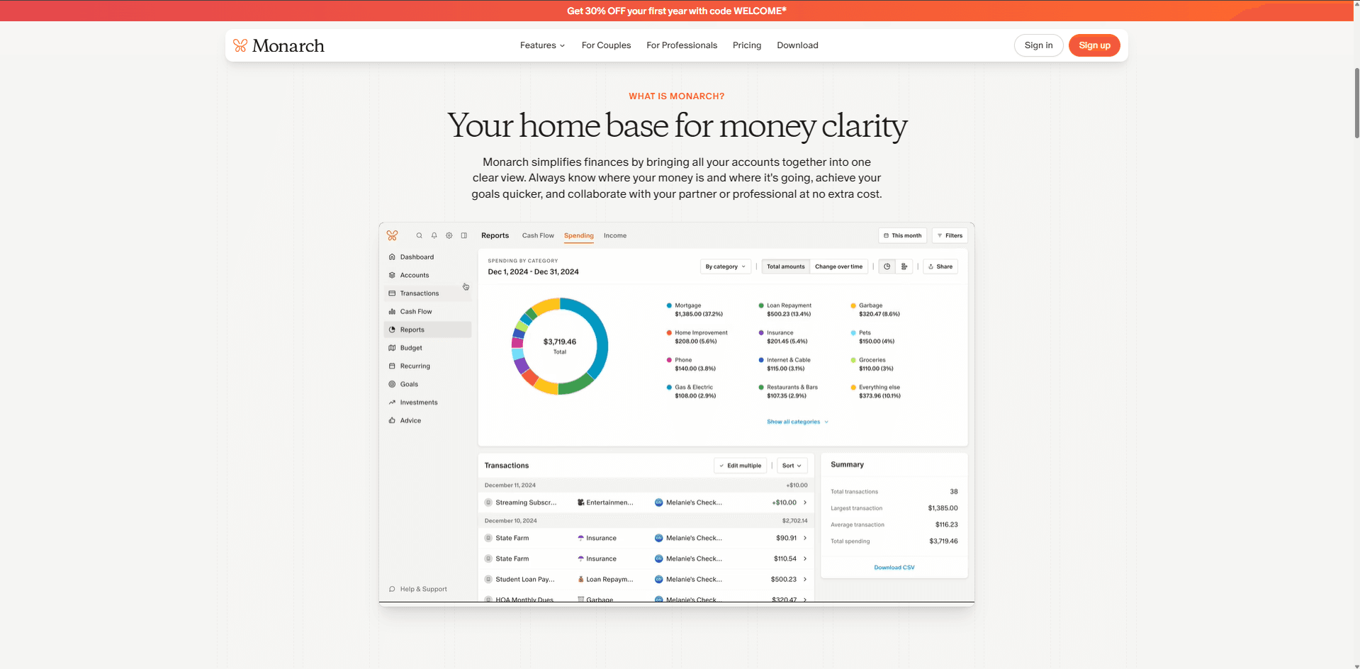 A Finance & Budgeting App