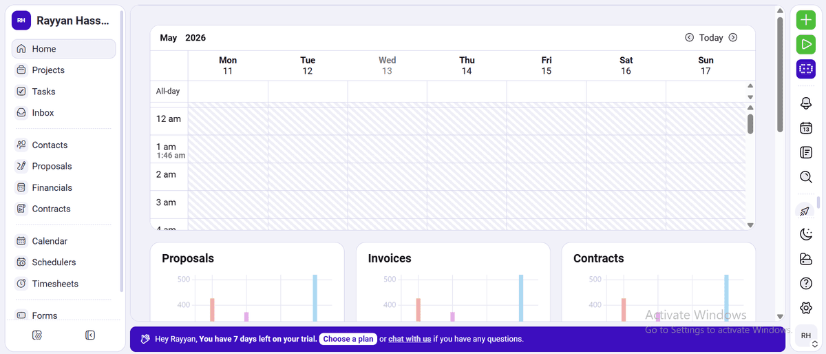 A SaaS Dashboard Website