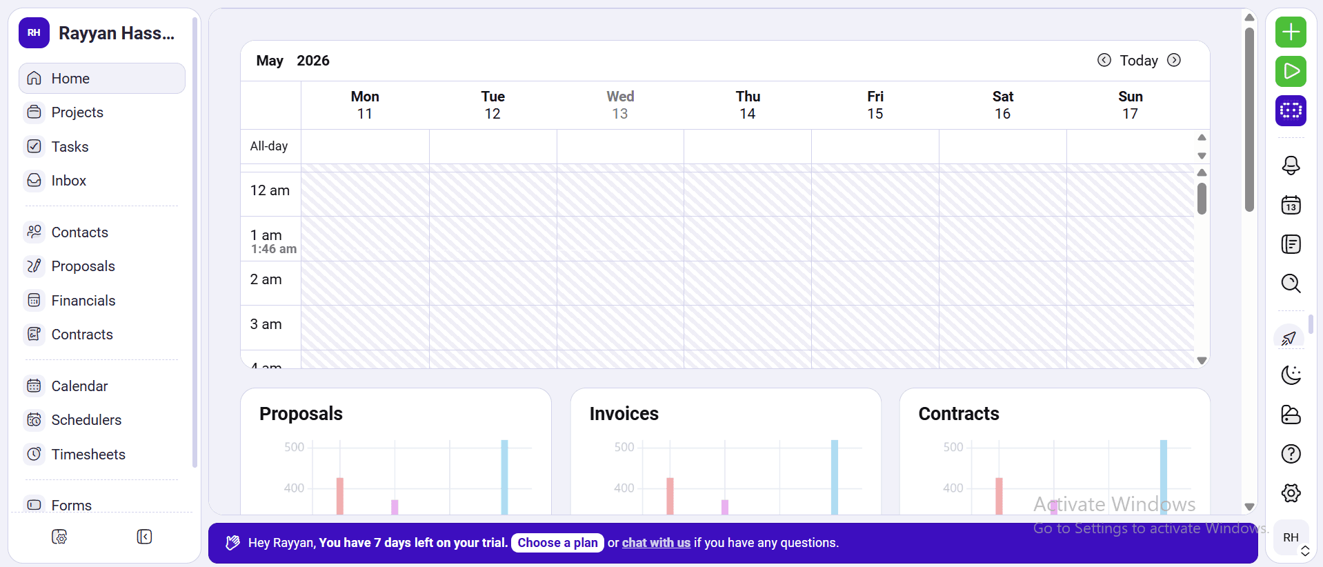 A SaaS Dashboard Website