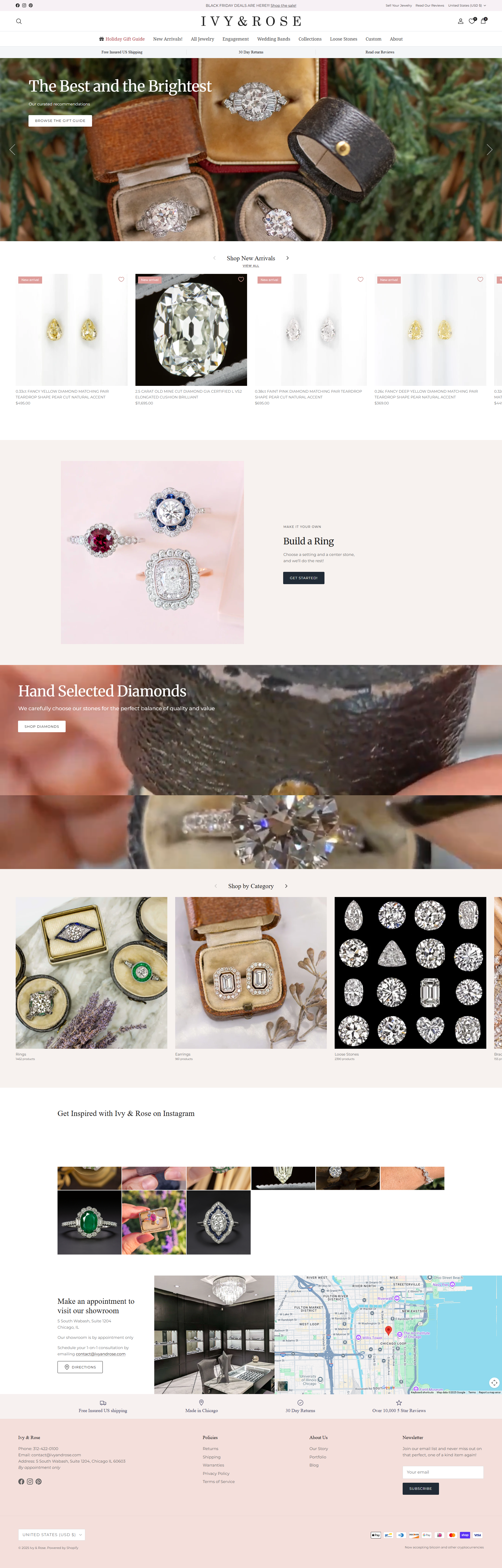 Ivy & Rose - Luxury Jewelry E-Commerce