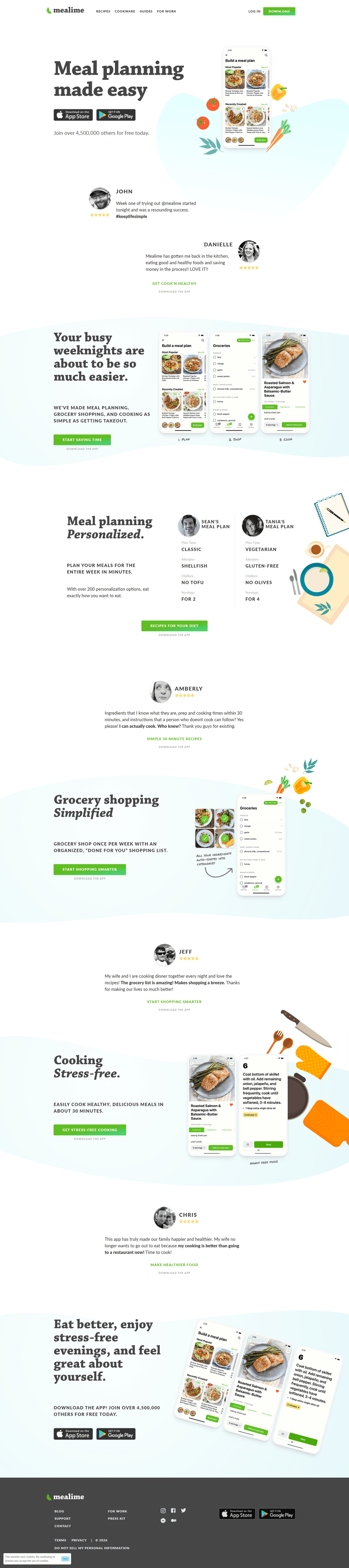A Meal Planning App